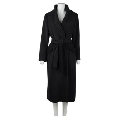 Pre-owned Jil Sander Fw2002 Runway Black Wool Cashmere Coat By Milan Vukmirovic De38