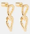 Jil Sander Fw5 Earrings In Gold