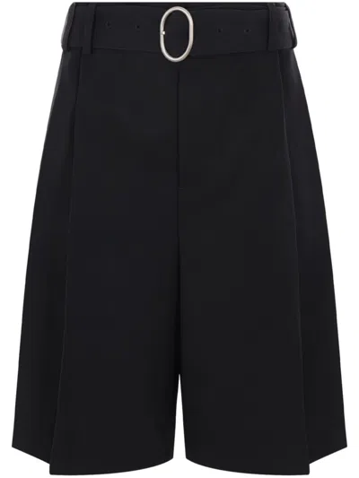 JIL SANDER GABARDINE BERMUDA SHORTS