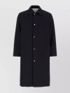 JIL SANDER GABARDINE OVERCOAT WITH 3/4 SLEEVES AND SIDE POCKETS