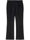 Jil Sander Gabardine Tailored Trousers In Black