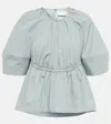 Jil Sander Top Aus Baumwolle In Blue