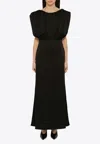 Jil Sander Black Cotton Suit In Black