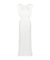 Jil Sander Women's Sleeveless Evening Dress In White