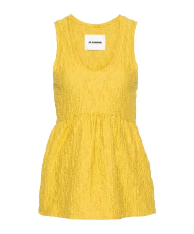 Jil Sander Gaufre Cotton Tank Top