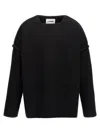 JIL SANDER JIL SANDER GEOMETRIC NECKLINE KNITTED JUMPER