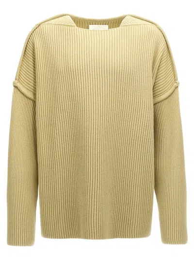 JIL SANDER GEOMETRIC NECKLINE SWEATER