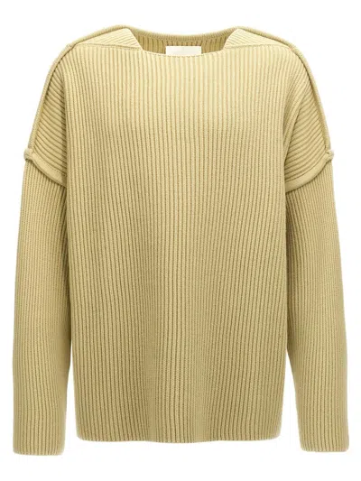 JIL SANDER JIL SANDER GEOMETRIC NECKLINE SWEATER