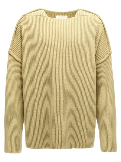 JIL SANDER GEOMETRIC NECKLINE SWEATER