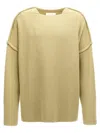 Jil Sander Geometric Neckline Sweater With Dropped Shoulders