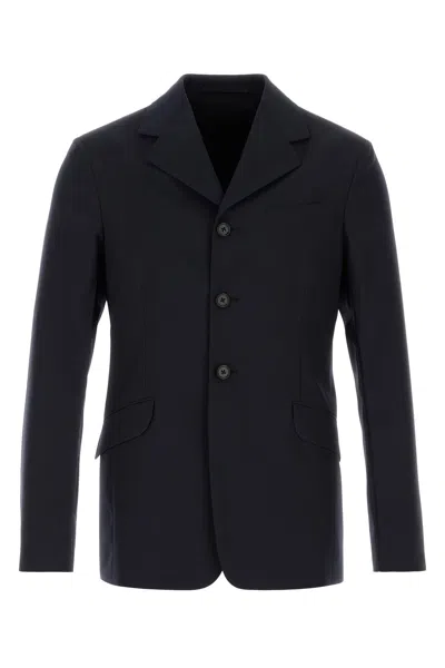 Jil Sander 104 Tm Single-breasted Blazer In Black