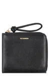 Jil Sander Women's Giro Leather Zipped Coin Purse In Black