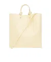 Jil Sander Giro Leather Crossbody Bag In Nude
