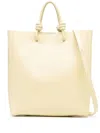 Jil Sander Giro Leather Crossbody Bag In Yellow
