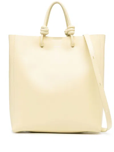 Jil Sander Giro Leather Crossbody Bag In Yellow
