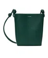 Jil Sander Green Giro Crossbody Bag In Green
