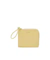 Jil Sander Giro Logo-stamp Leather Cardholder In Nude