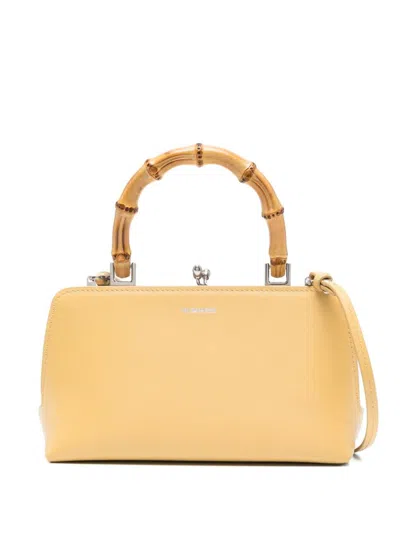 Jil Sander 'goji Bamboo Mini' Leather Tote Bag