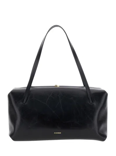 Jil Sander Black Goji Pillow Small Bag In 001 Black
