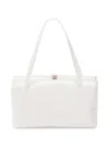 Jil Sander Small Goji Pillow Tote Bag In Weiss