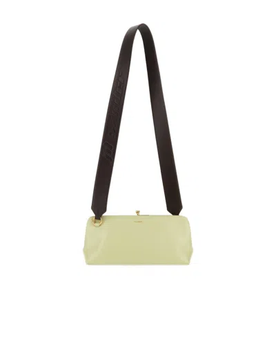JIL SANDER JIL SANDER GOJI LOGO LETTERING SHOULDER BAG