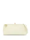 Jil Sander Small Goji Leather Shoulder Bag In Grün
