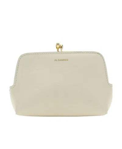 Jil Sander Goji Micro Crossbody Bag In Nude