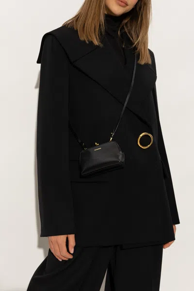 Jil Sander Goji Micro' Shoulder Bag In Black