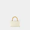Jil Sander Goji Mini Bamboo Purse -  - Leather - Eggshell In White
