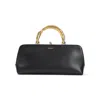 Jil Sander Goji Mini Leather Handbag In Black