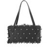 Jil Sander Goji Pillow Leather Shoulder Bag In Black