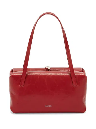JIL SANDER GOJI PILLOW LEATHER SHOULDER BAG
