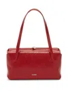 Jil Sander Goji Pillow Leather Shoulder Bag In Red