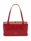 Jil Sander Goji Pillow Leather Shoulder Bag In Rosso
