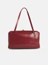 Jil Sander Goji Pillow' Small Burgundy Leather Pillow