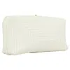 Jil Sander Goji Quilted Leather Clutch Bag In White