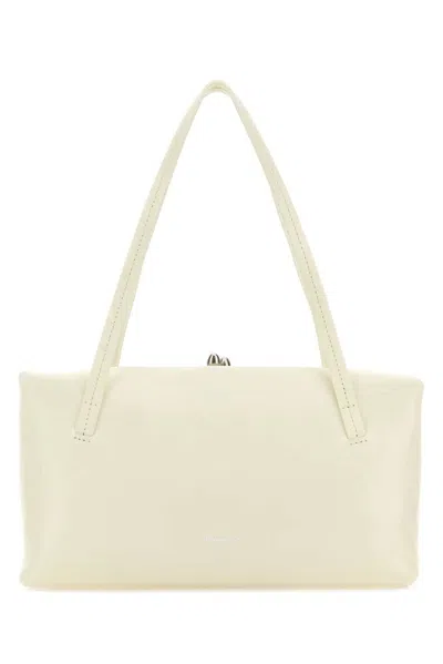 Jil Sander Goji Soft Handle Tote Bag In Beige