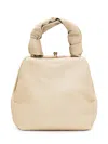 Jil Sander Small Goji Square Top-handle Bag In White