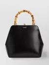 Jil Sander Goji Square Sm Bamboo Bag