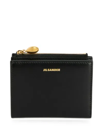 Jil Sander Goji Wallet Mini In Black