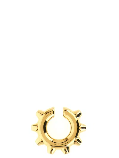 JIL SANDER GOLDEN LOGO EAR CUFF