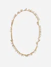 Jil Sander Teardrop-style Brass Necklace In Metallic