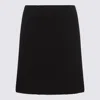 Jil Sander Minigonna In Lana Nera  Donna In Black