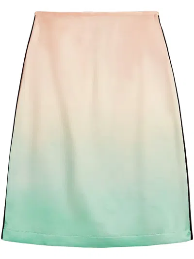 JIL SANDER GRADIENT-EFFECT SKIRT