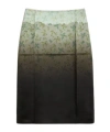 Jil Sander Gradient Floral-printed Midi Skirt In Multi