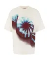 Jil Sander Graphic-print Cotton T-shirt In Blue