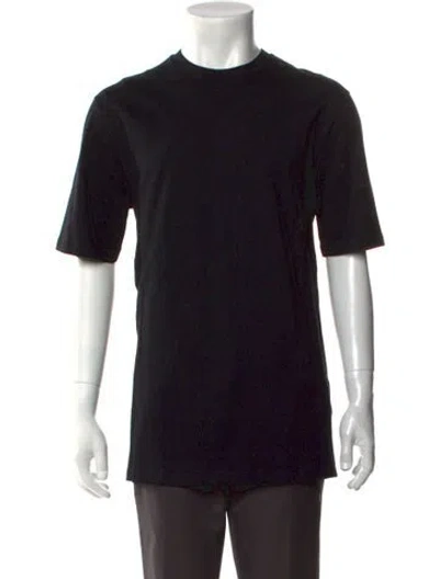 Pre-owned Jil Sander Graphic Print Crew Neck T-shirt W/ Tags In Black