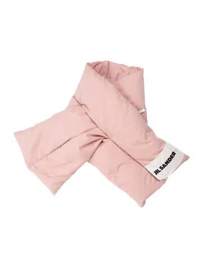Pre-owned Jil Sander Graphic Print Scarf In Pink