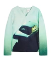 Jil Sander Graphic-print Top In Green Knight