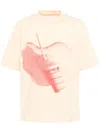 Jil Sander Graphic Printed T-shirt In 黄色
